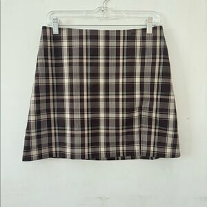 Sunday Best Aritzia Brown Plain Mini Skirt